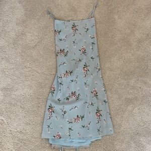 Light Blue Floral Dress